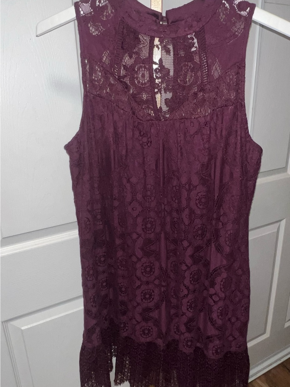 Xhilaration Plum Lace Sleeveless Dress -ITEM #2